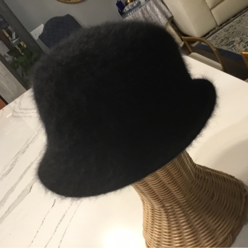 COPY - Black Angora Bucket Hat - Picture 8 of 11